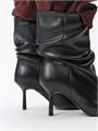 Ботильоны на каблуке трубы B-618
