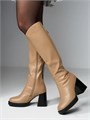 Сапоги на каблуке еврозима M-1028B1