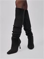 Сапоги на каблуке осенние трубы X-233